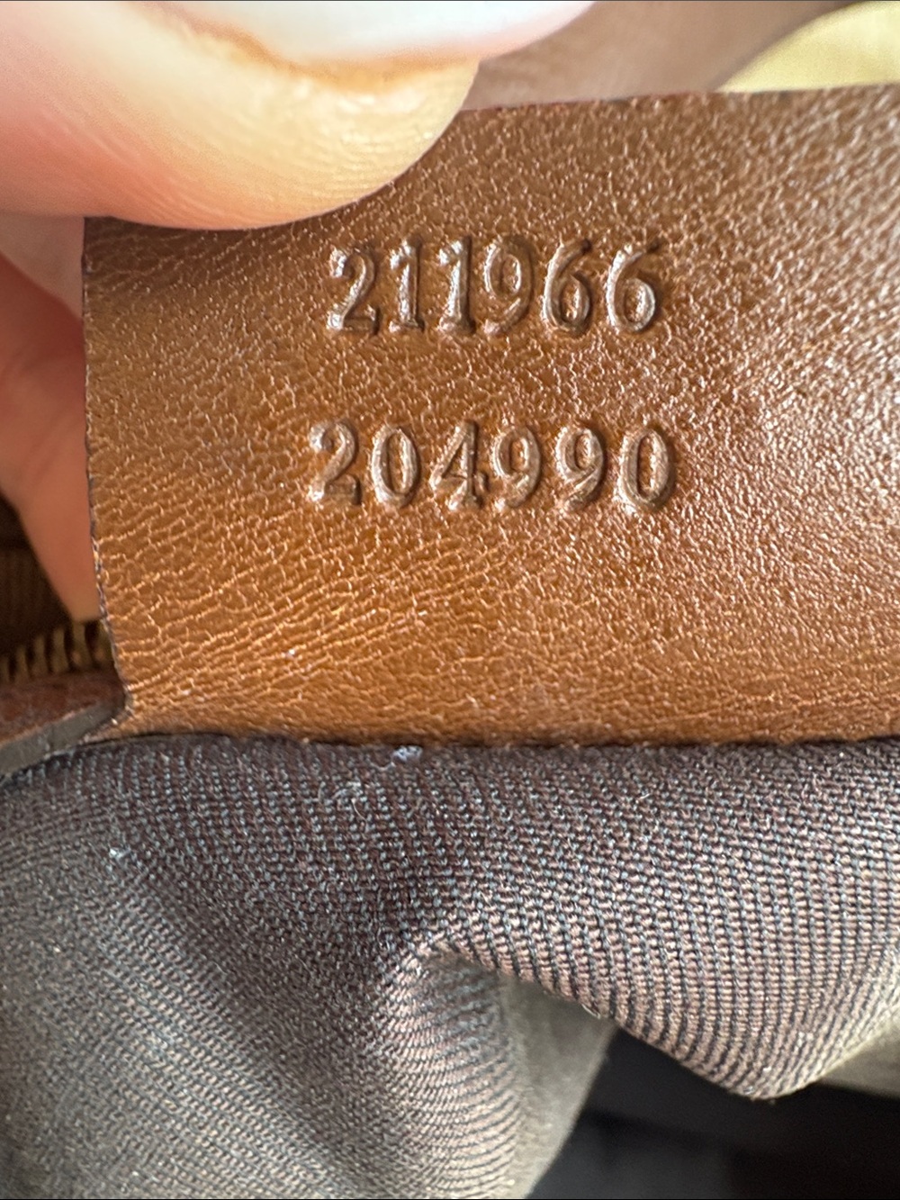 Gucci Beige and Brown GG Monogram Shoulder Bag with Gold Hardware - Picture 11 of 14